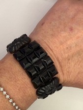 antique Victorian WHITBY JET