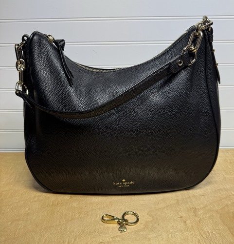 Kate spade black - spade, pebbled