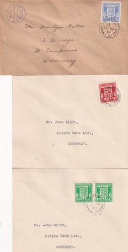 Guernsey occupation arms - guernsey, set
