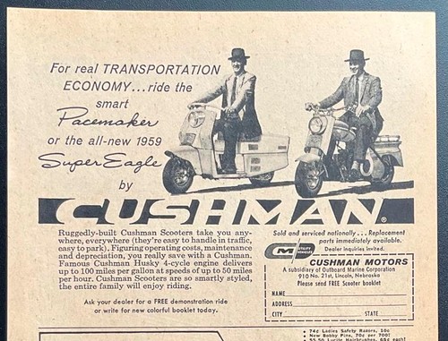 1959 cushman motor - cushman,