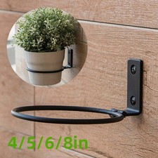 1/3Pcs Plant Flower Pot Wall Mounted Ring Holder Garden Hanging Basket Bracket