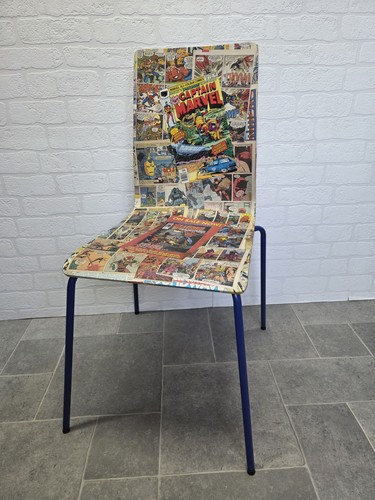 Marvel comic decorated chair - comic,
