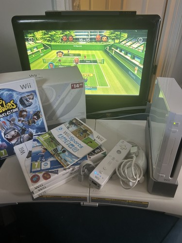 Nintendo wii console white - wii,