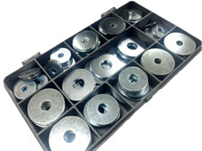 PENNY REPAIR MUDGUARD WASHERS 140 ASSORTED PIECE KIT STEEL METRIC M5 M6 M8 M10