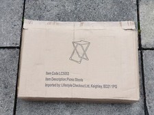 Foldable Camping Chair/Stool Set Quantity of 4 * Very Good Condition *