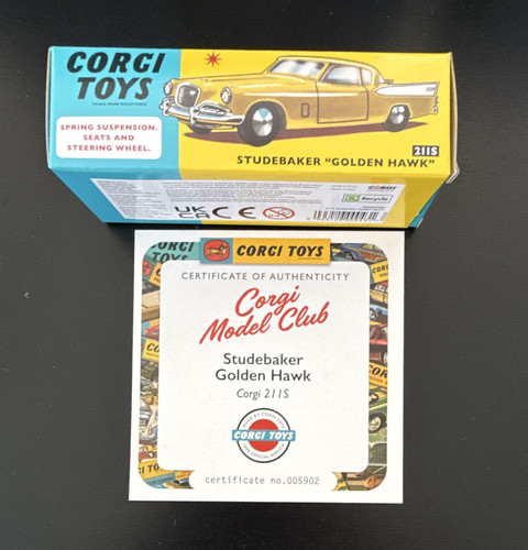 Corgi model club - club, studebaker