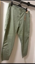 Ladies Green Chino Trousers