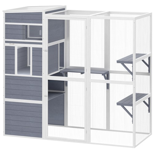 Tier wooden catio cat - wooden,