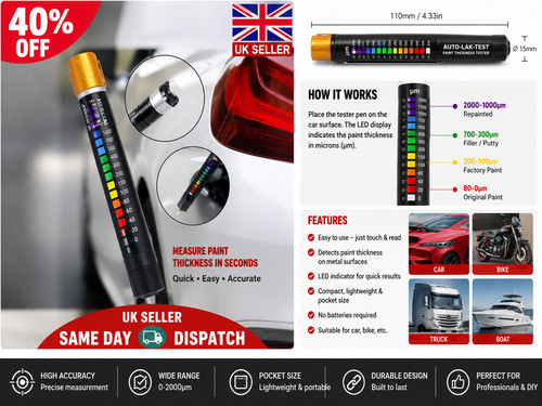 Car paint thickness tester - paint,