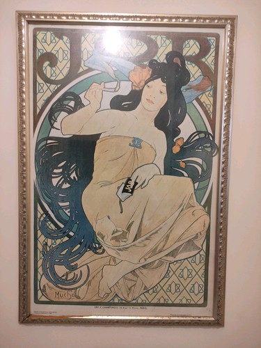 Alphonse mucha job poster - alphonse,