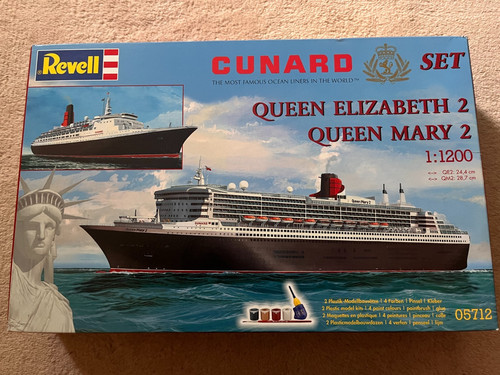 Revell cunard set queen - cunard,