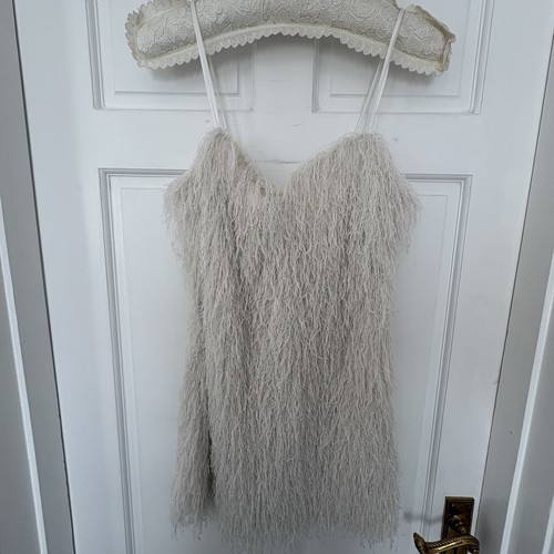 Zara short white - white, fringe