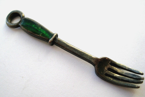 Vintage sterling enamel - vintage,