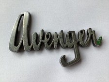 Chrysler Talbot HILLMAN AVENGER CHROME Script Rear Boot Name BADGE 72253699