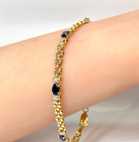 Sapphire diamond linked - diamond,