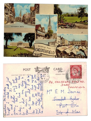 Vintage postcard greetings - vintage,