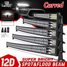22" 32" 42" 52" Off Road LED Light Bar Spot Flood Driving Work Lamp 4x4 ATV SUV
