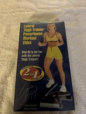 Lateral Thigh Trainer Powerhouse Workout Video VHS Tape( SEALED)