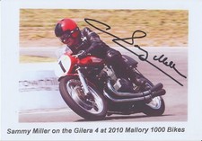 Sammy Miller Hand Signed Promo Card - Autograph.