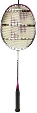 Yonex Nanospeed Lambda Badminton Racquet 3U4 (White/Pink)