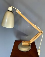 Vintage Conran Mac Lamp - Original Silver - wooden arms- As Original-