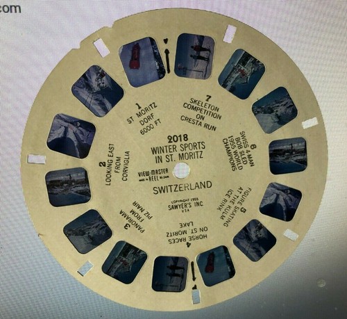 Vintage viewmaster slide - vintage, reel