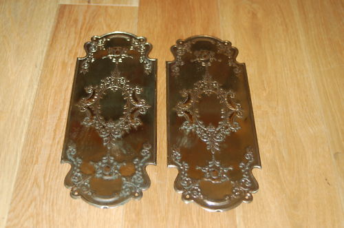 Reclaimed solid brass door - brass,
