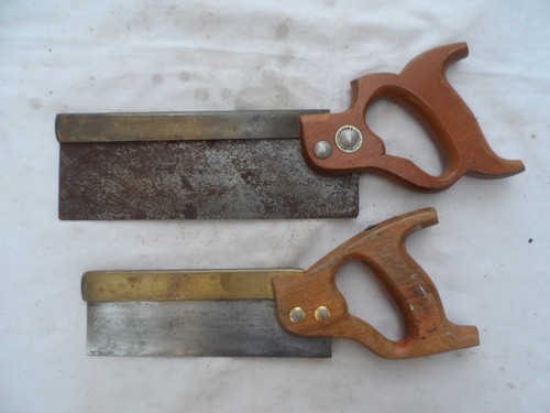 Vintage tenon saws - tenon, x2