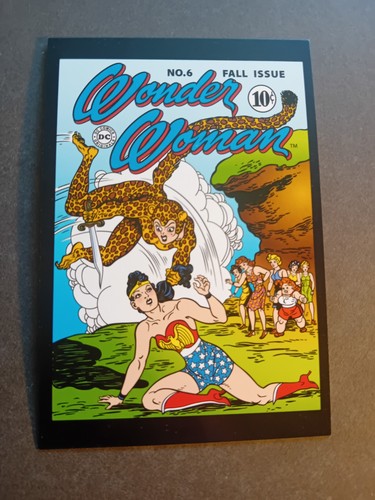 Wonder woman postcard - wonder, dc