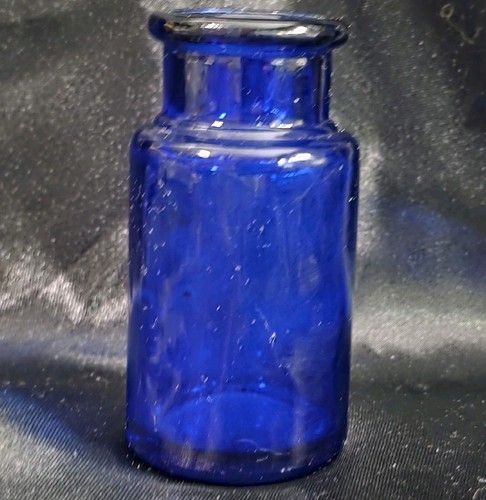 Antique cobalt blue medicine - antique,