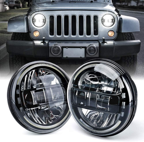 Led round headlights - 7",