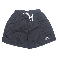 UMBRO Mens Sports Shorts Black Relaxed L W26