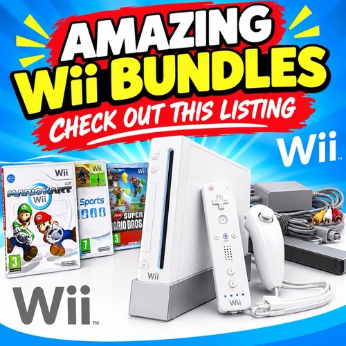 Nintendo wii console bundle - nintendo,