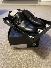 Jones The Bootmaker Nathaniel Monk Strap Shoes Nathaniel Size 7 VGC