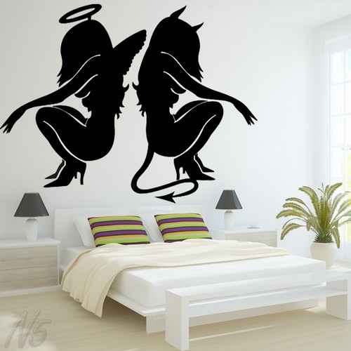 Angel and devil sexy girls - angel,