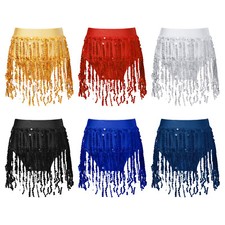 Kids Girls Shiny Sequin Tassel