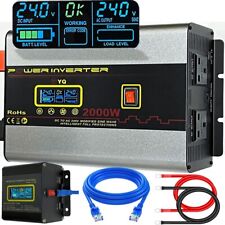YQ Power Inverter 24V to 240V 2000W 4000W Converter for Truck Lorry Microwave