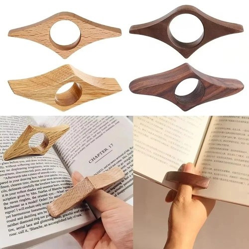 Wooden thumb bookmark - thumb,