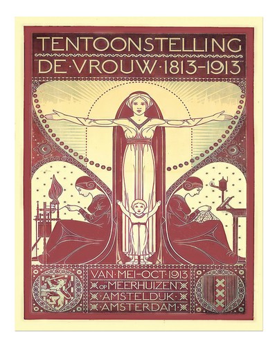Vintage art nouveau wall - nouveau,