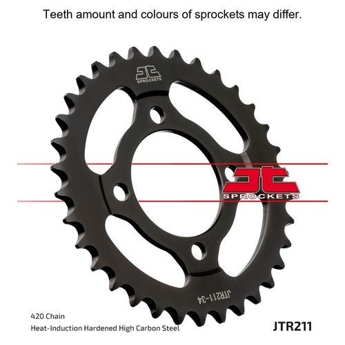 Steel rear sprocket teeth - steel,