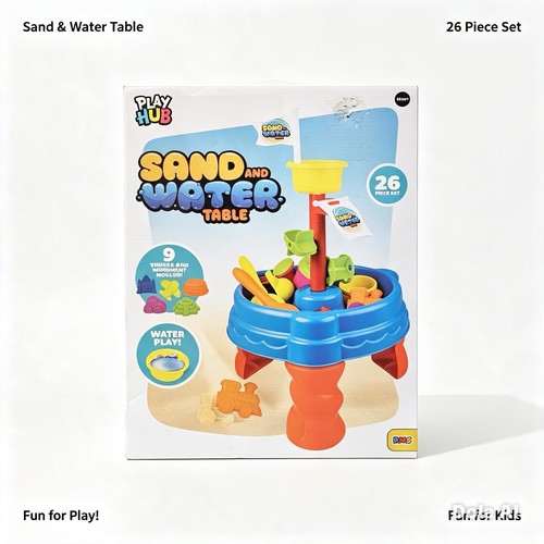 Sand and water table garden - water,