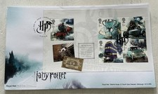 GB QEII 2018 Harry Potter Prestige Booklet Pane RM FDC Muggleswick Consett SHS