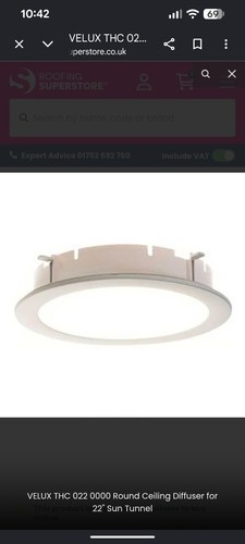 Velux defuser 450mm 80mm - velux,