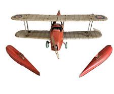 ZC304:  Vintage Meccano Construction Bi-Plane