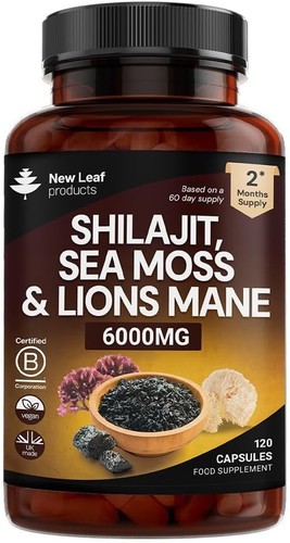 Shilajit sea moss lions - moss, &lions