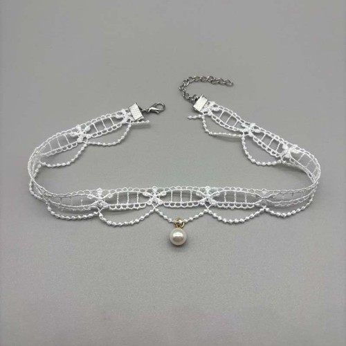 Vintage white lace flower - vintage,