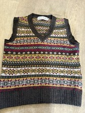 Thomas Farthing Fairisle Cardigan Jumper  Size Medium
