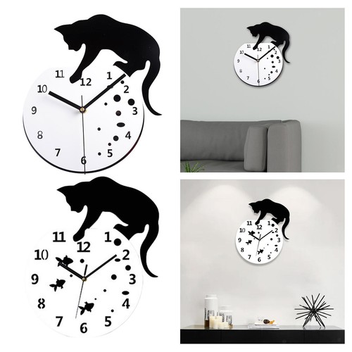 Non ticking cats wall - non,