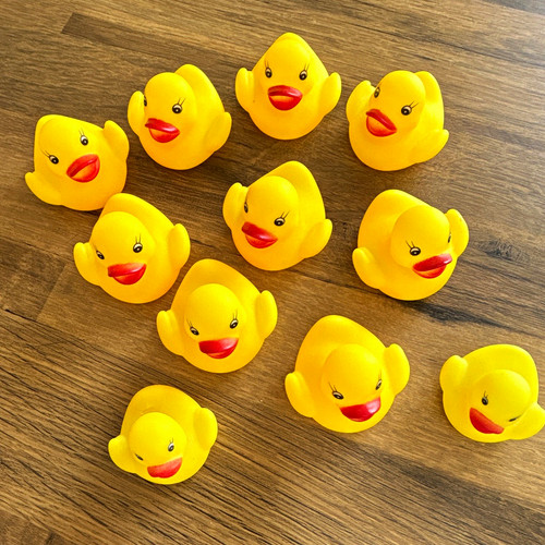Set yellow rubber - set, 11
