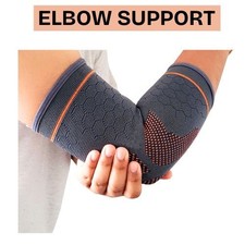 Elbow Brace Support Compression Sleeve Tennis Golfer Arthritis Pain Gym Easy Fit